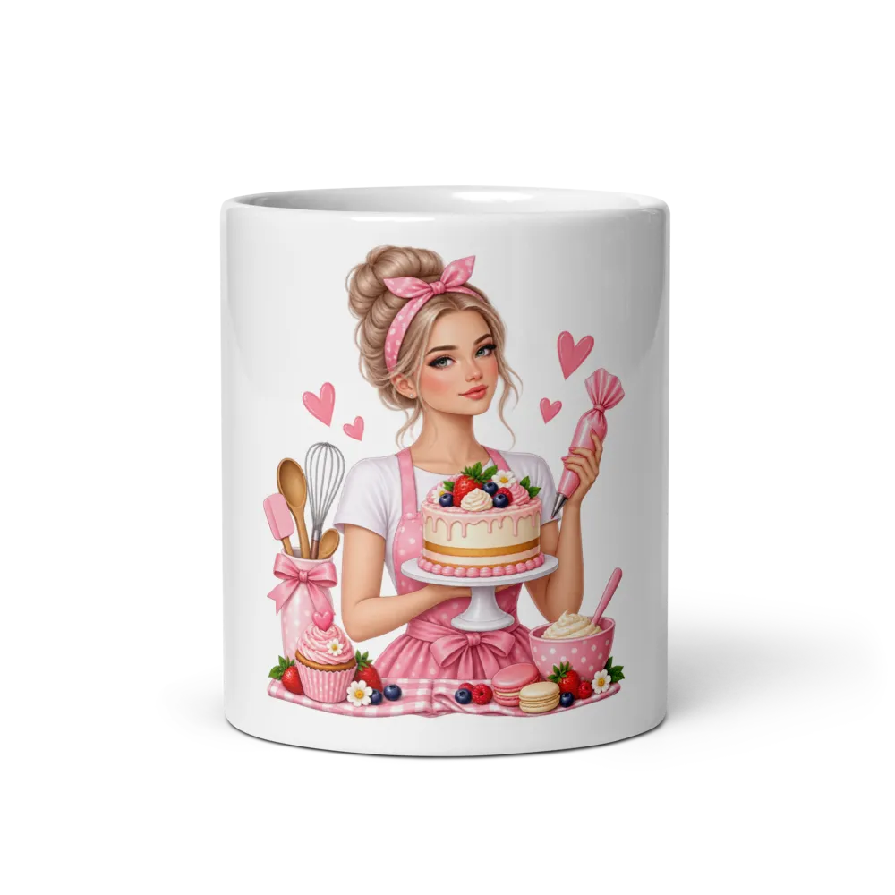 Sweet Baker Girl – Cute Baking Mug thumbnail 3