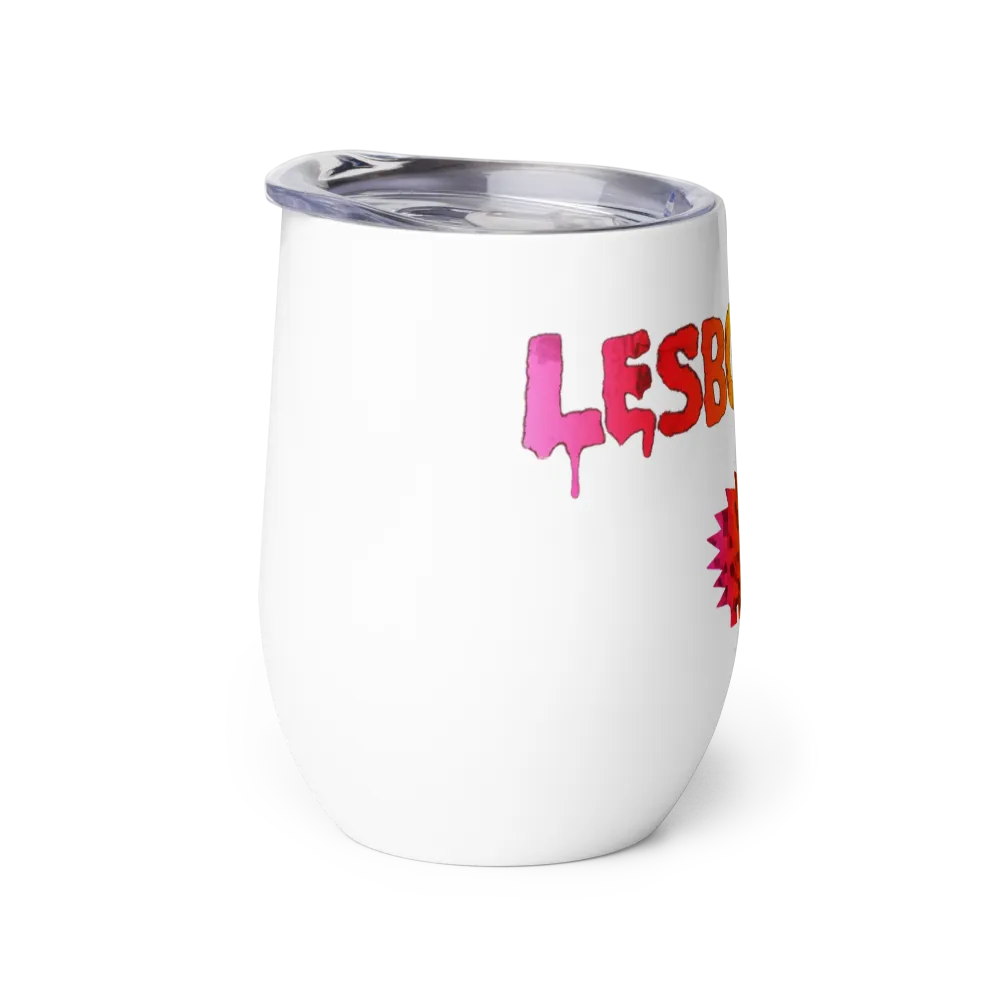 LESBO-HOG Wine Tumbler thumbnail 4