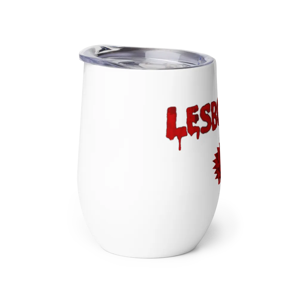 LESBO-HOG Wine Tumbler thumbnail 4