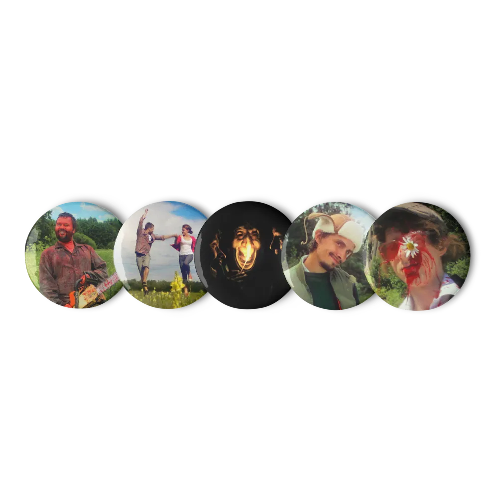 5 RANDOM Pin Buttons