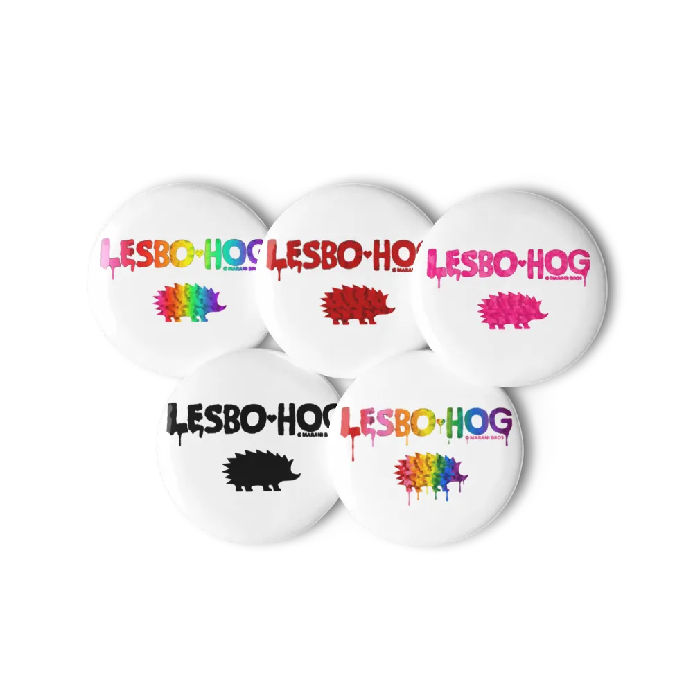 5 LESBO-HOG Pins thumbnail 2