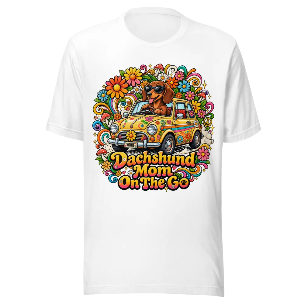 Dachshund Mom On The Go T-Shirt