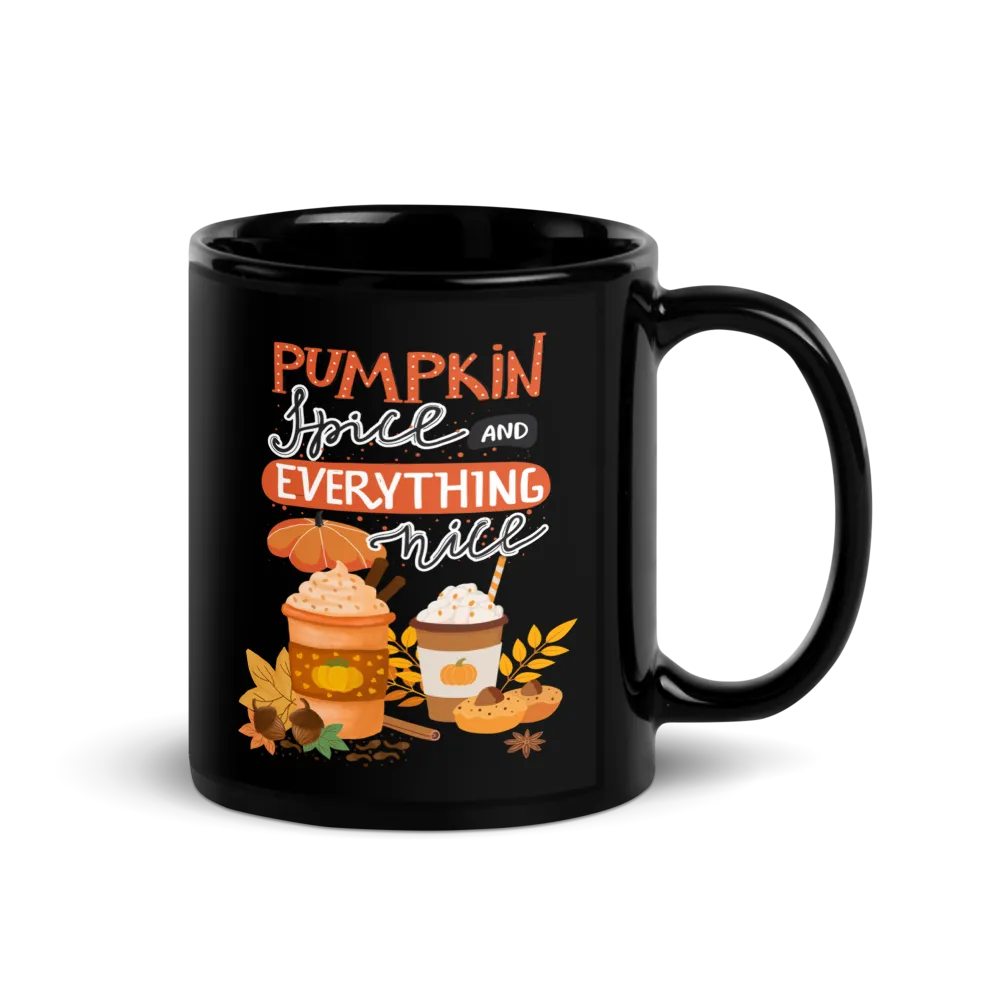 Pumpkin Spice Everything Nice Fall Coffee Mug thumbnail 3
