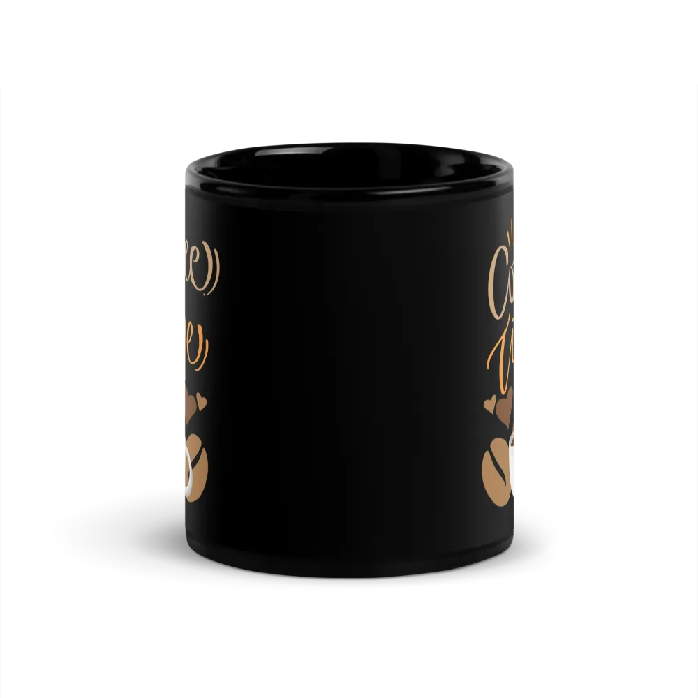 Coffee Time black coffee mug thumbnail 2