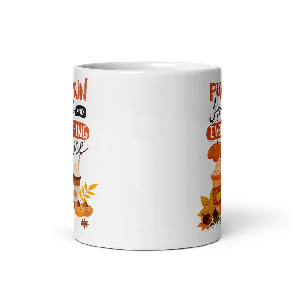 Pumpkin Spice Everything Nice Fall Coffee Mug thumbnail 2