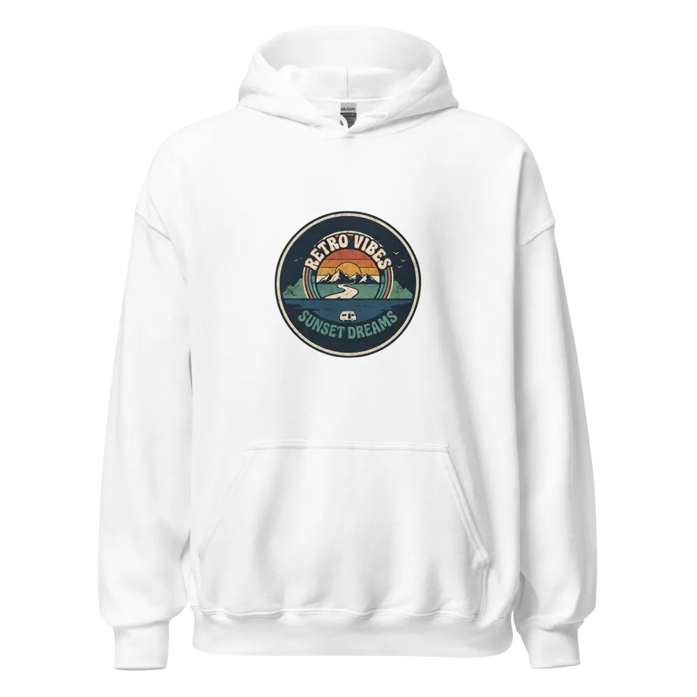 Retro Vibes & Sunset Dreams Aesthetic Nature Graph