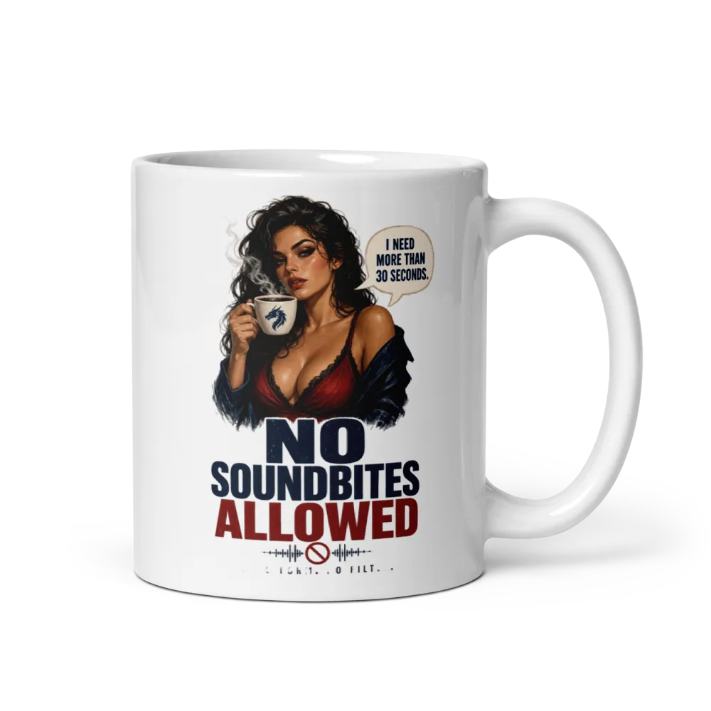 Brunette Pin-up Mug thumbnail 2