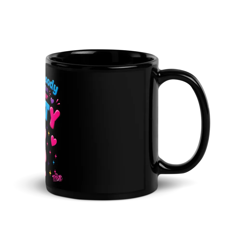 Black coffee mug tittastic trades teddy  thumbnail 3