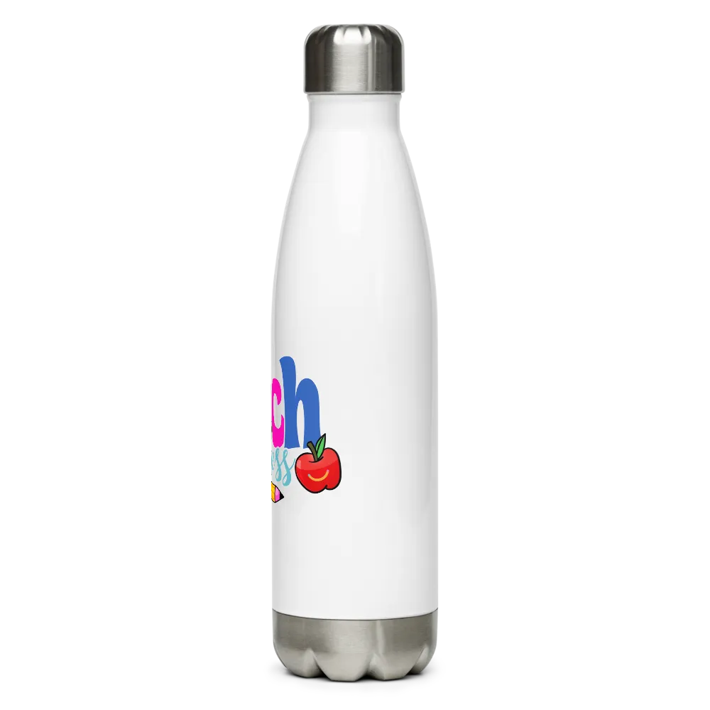 Teach Kindness Stainless Steel Water Bottle thumbnail 3