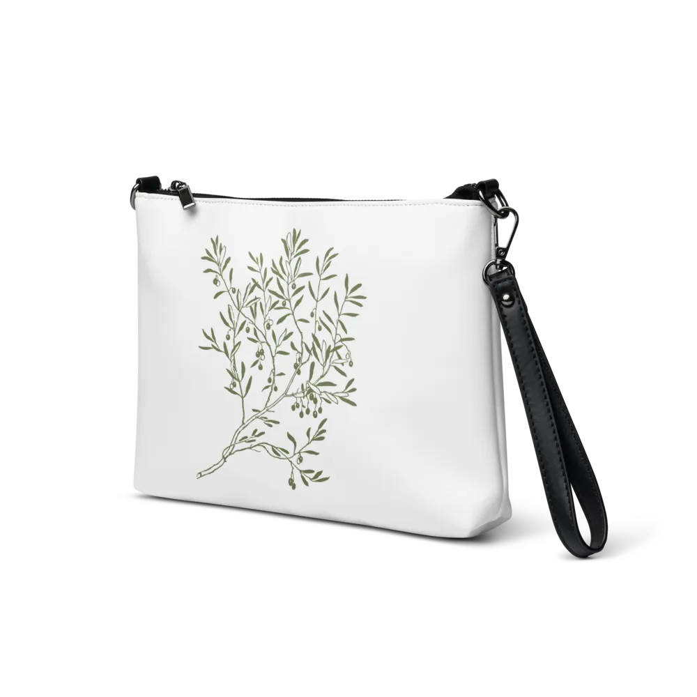 Minimalist Olive Tree Branch Aesthetic Tote Bag thumbnail 4