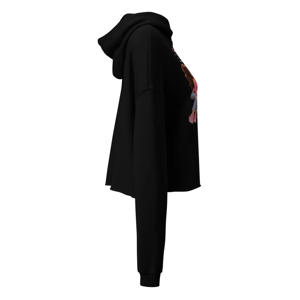 Sudadera corta con capucha para mujer  thumbnail 3