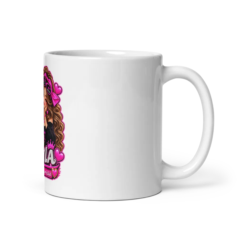 White Glossy Mug thumbnail 2