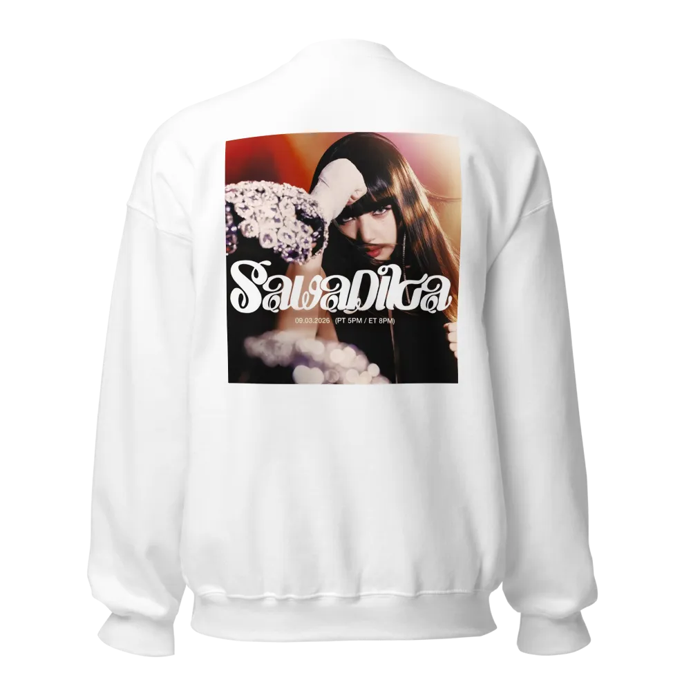 La Lisa — Pop Art Portrait Sweatshirt thumbnail 2