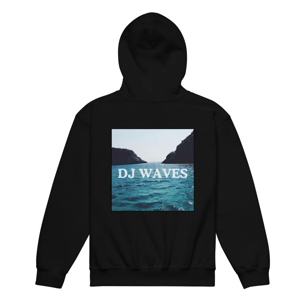 DJ WAVES BLACK Hoodie FOR KIDS thumbnail 2