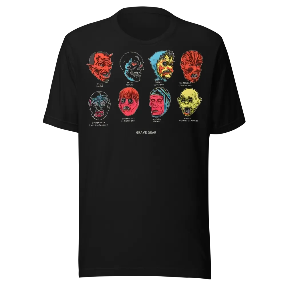 Comic Mask Catalog Sheet | Grave Gear