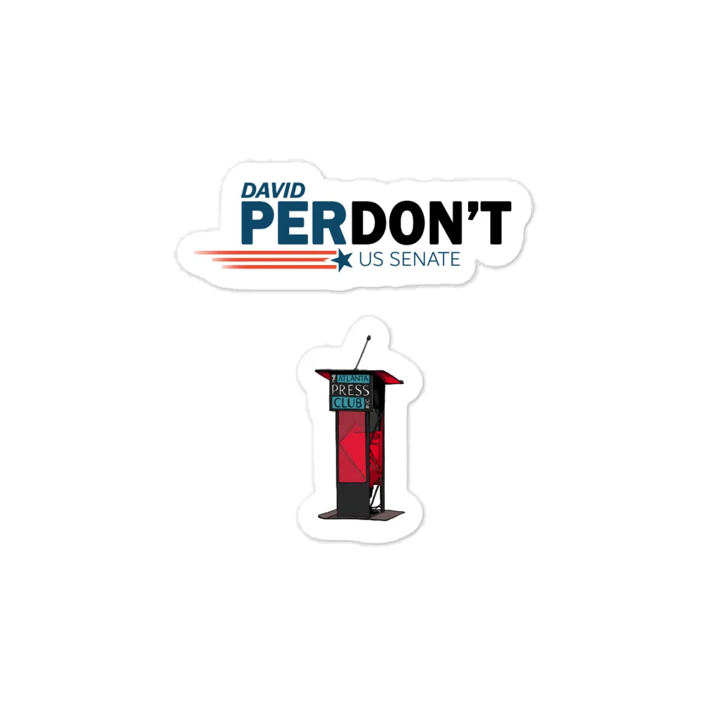 David PerDon't No-Show Sticker