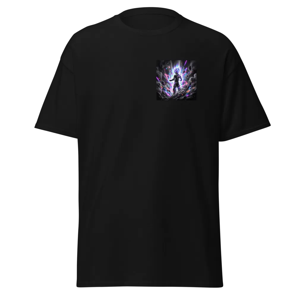 Back printed T shirt Goku black thumbnail 2