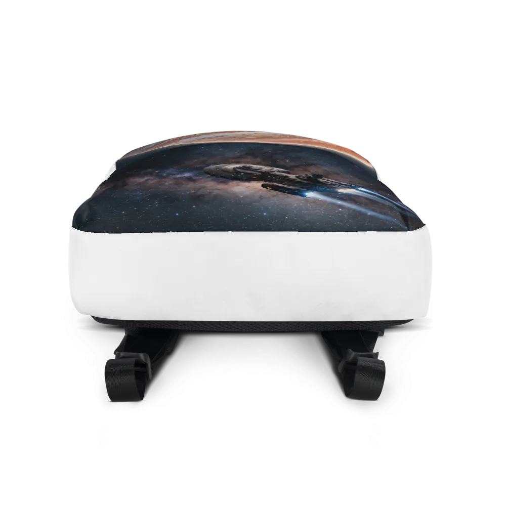 Planet and a spaceship thumbnail 5