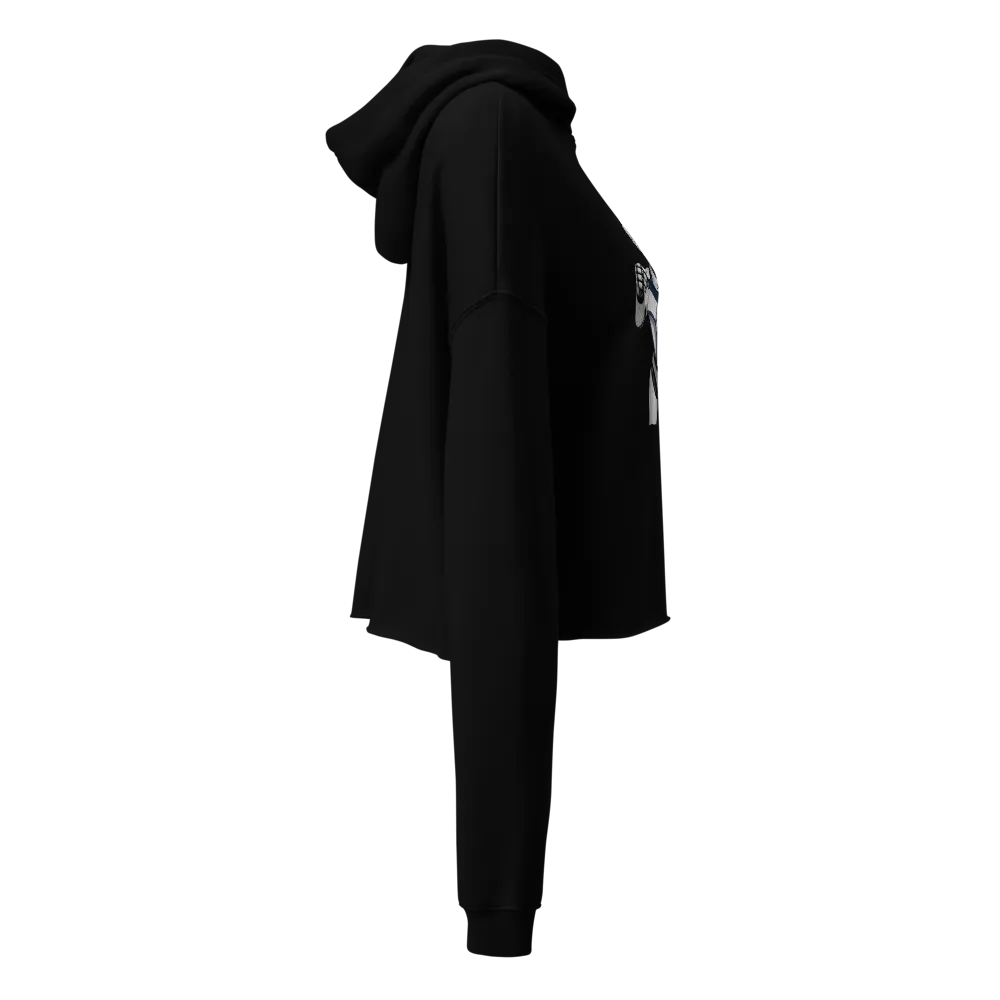 Womens cropped hoodie thumbnail 3