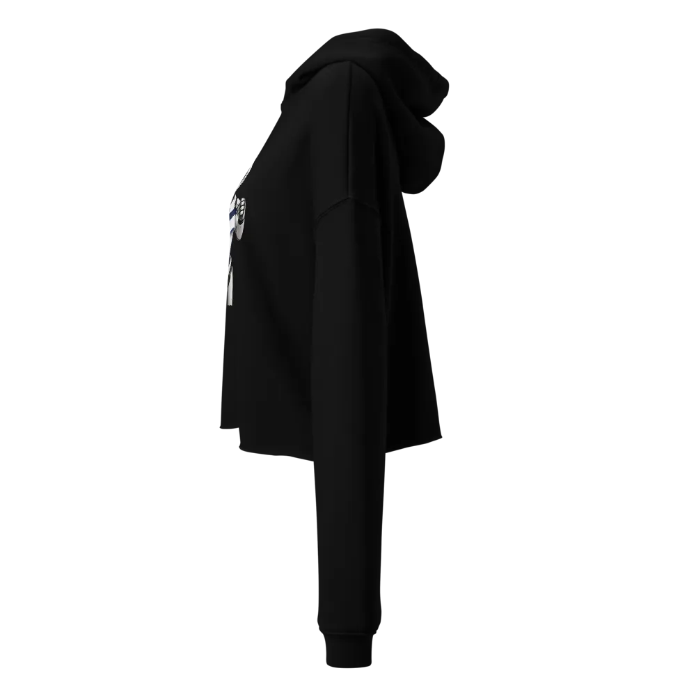 Womens cropped hoodie thumbnail 2