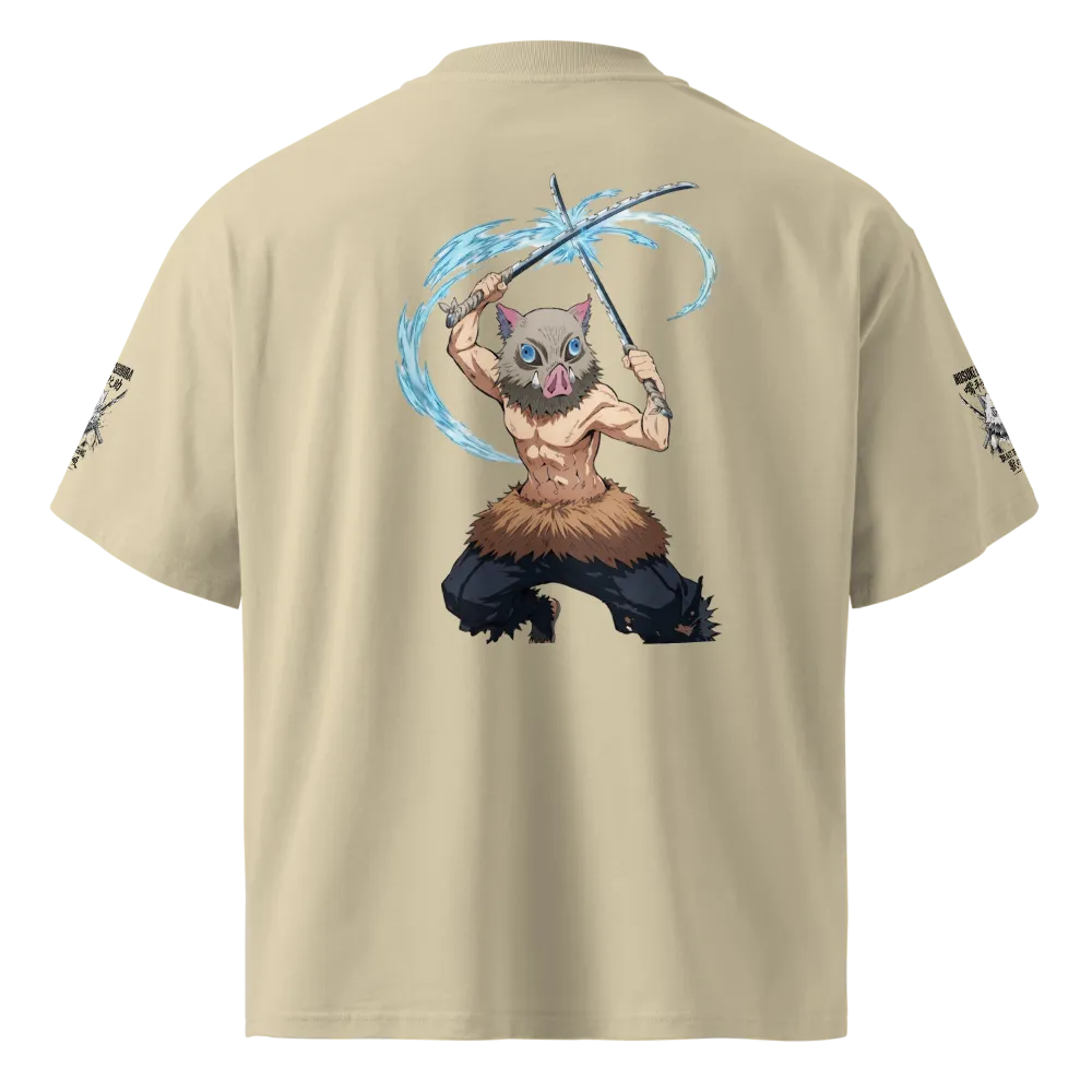 Boar-head anime t- shirt  thumbnail 2