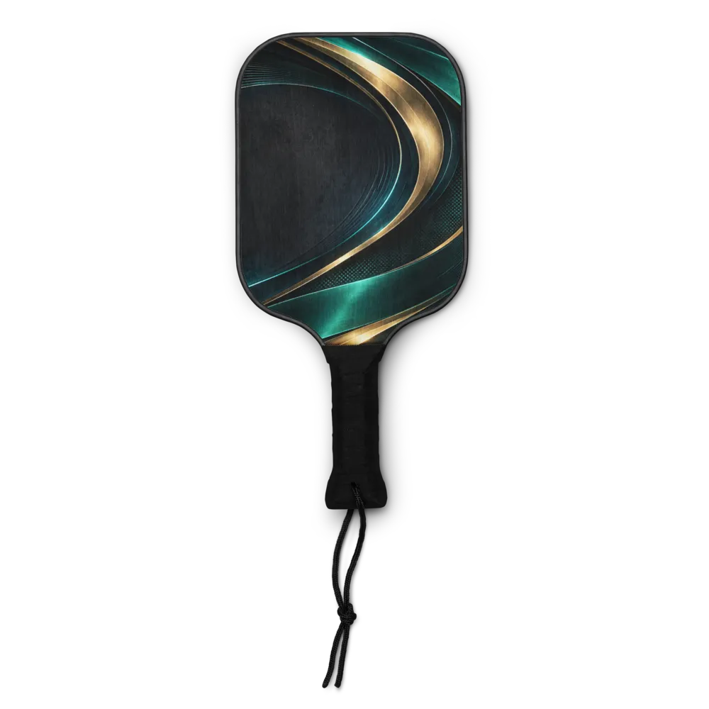 Midnight Velocity Gold Teal Pickleball Paddle