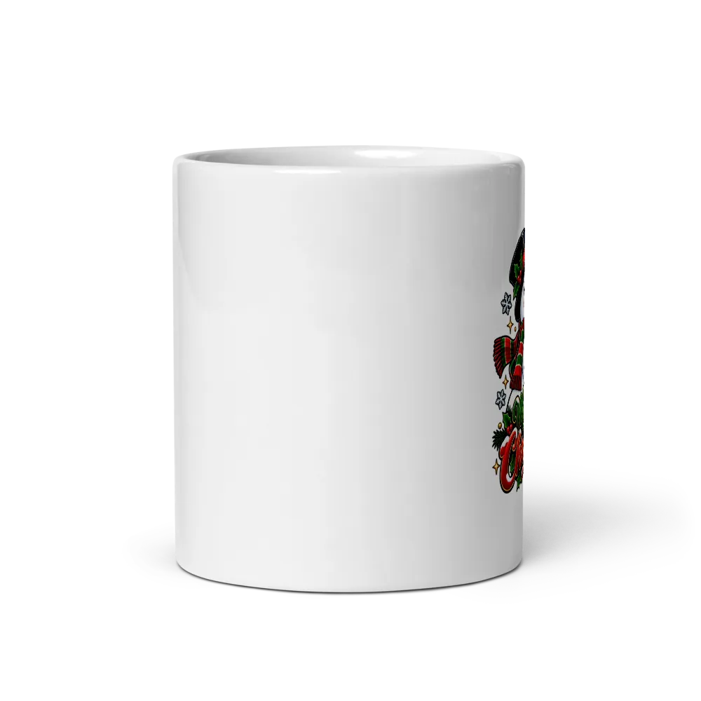 Merry Christmas Snowman Mug thumbnail 2