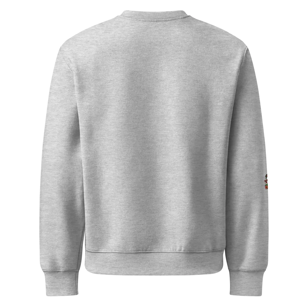 Merry Christmas Snowman Heavyweight Sweatshirt thumbnail 2