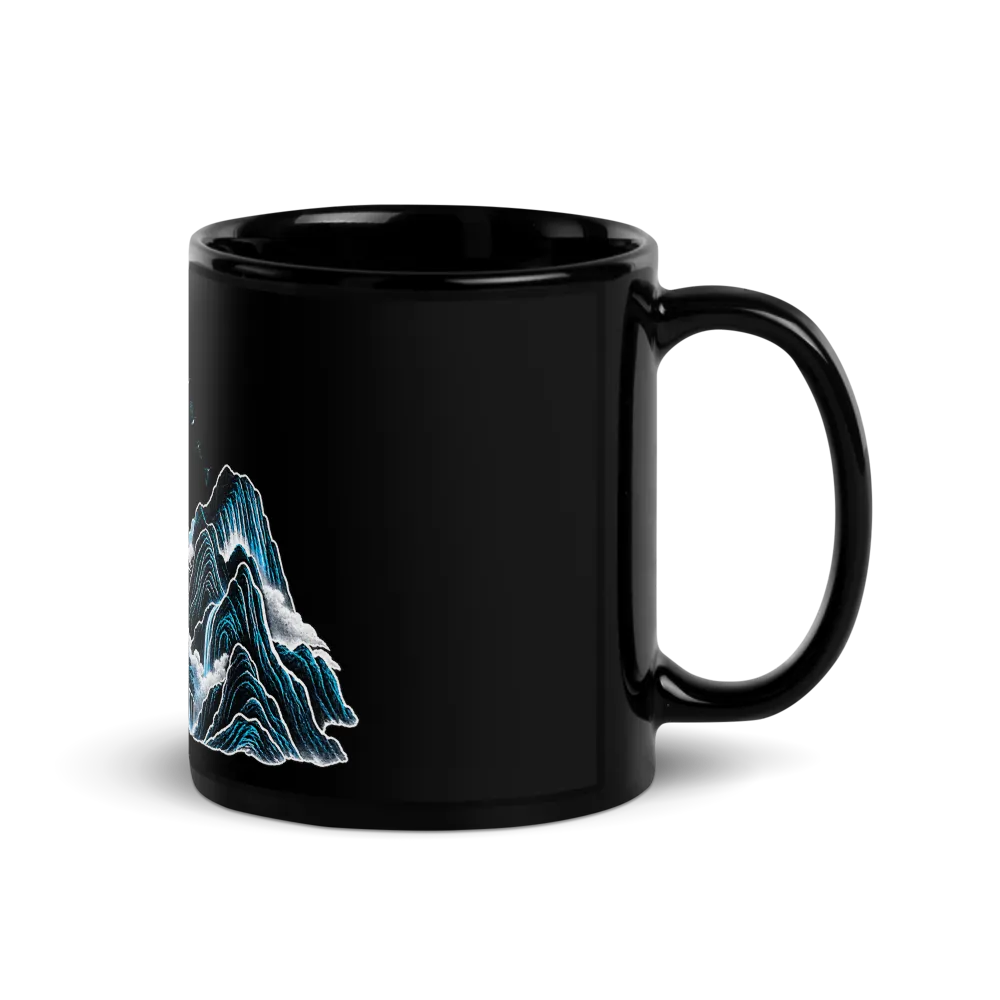 Black Mountain Japanese Art Mug thumbnail 3