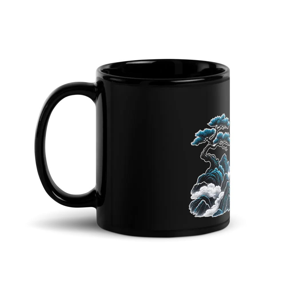 Black Mountain Japanese Art Mug thumbnail 2
