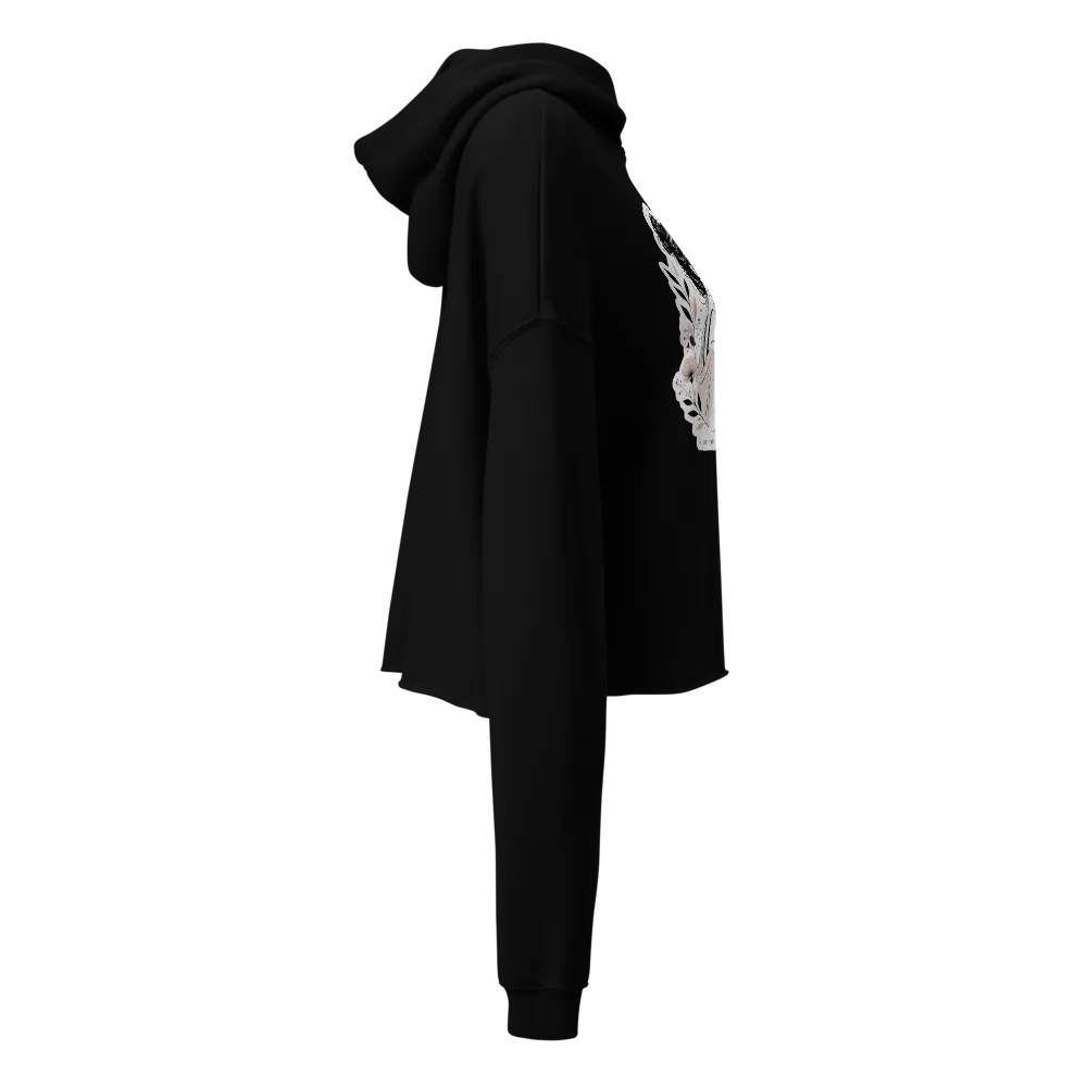 She Is Strong Women's Cropped Hoodie thumbnail 3
