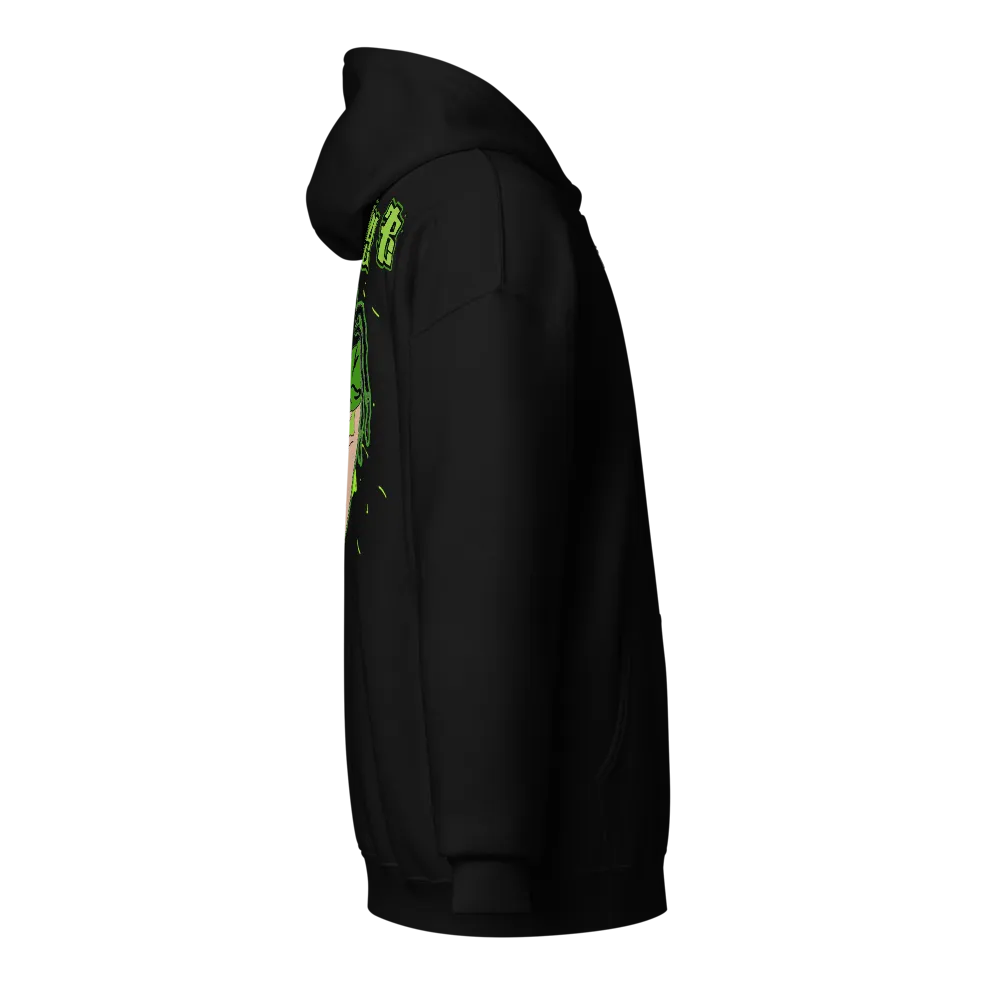 Timmy B Cartoon Face Zip-Up Hoodie thumbnail 4