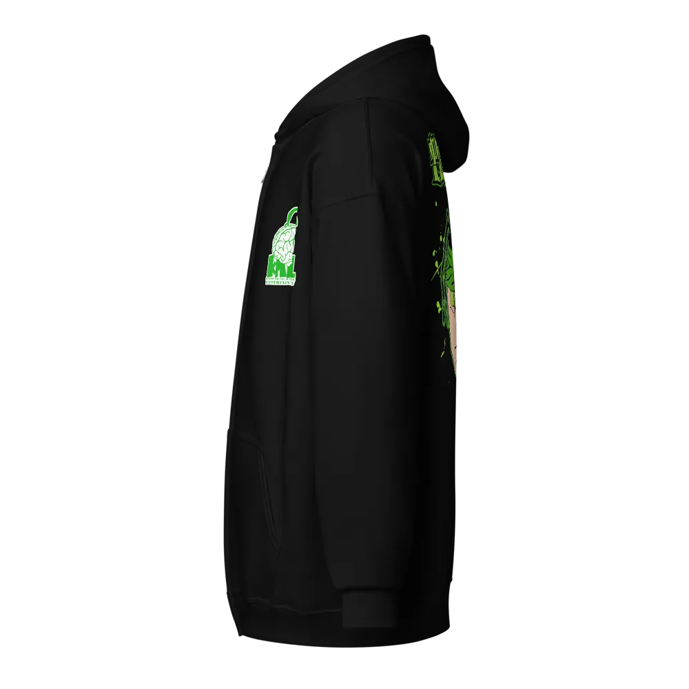 Timmy B Cartoon Face Zip-Up Hoodie thumbnail 3