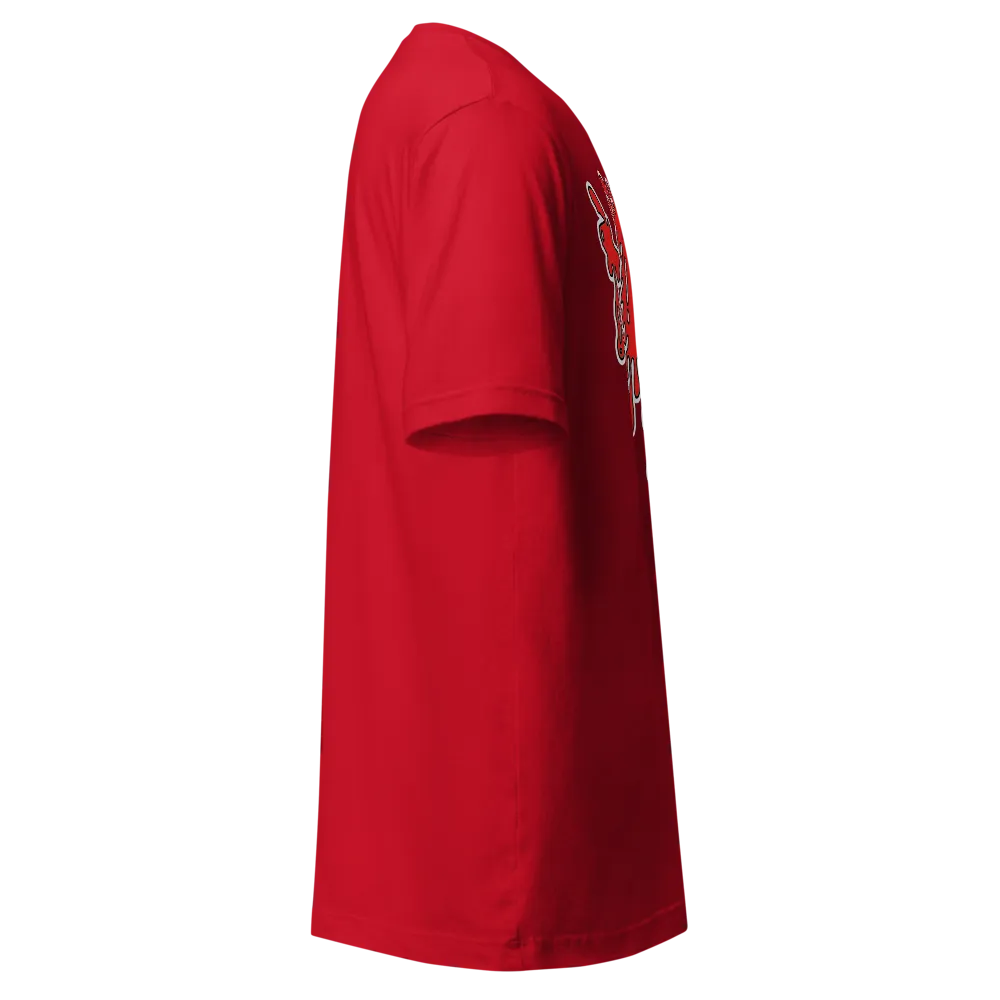 Timmy B Blood Question Mark Logo T- Shirt Red thumbnail 4