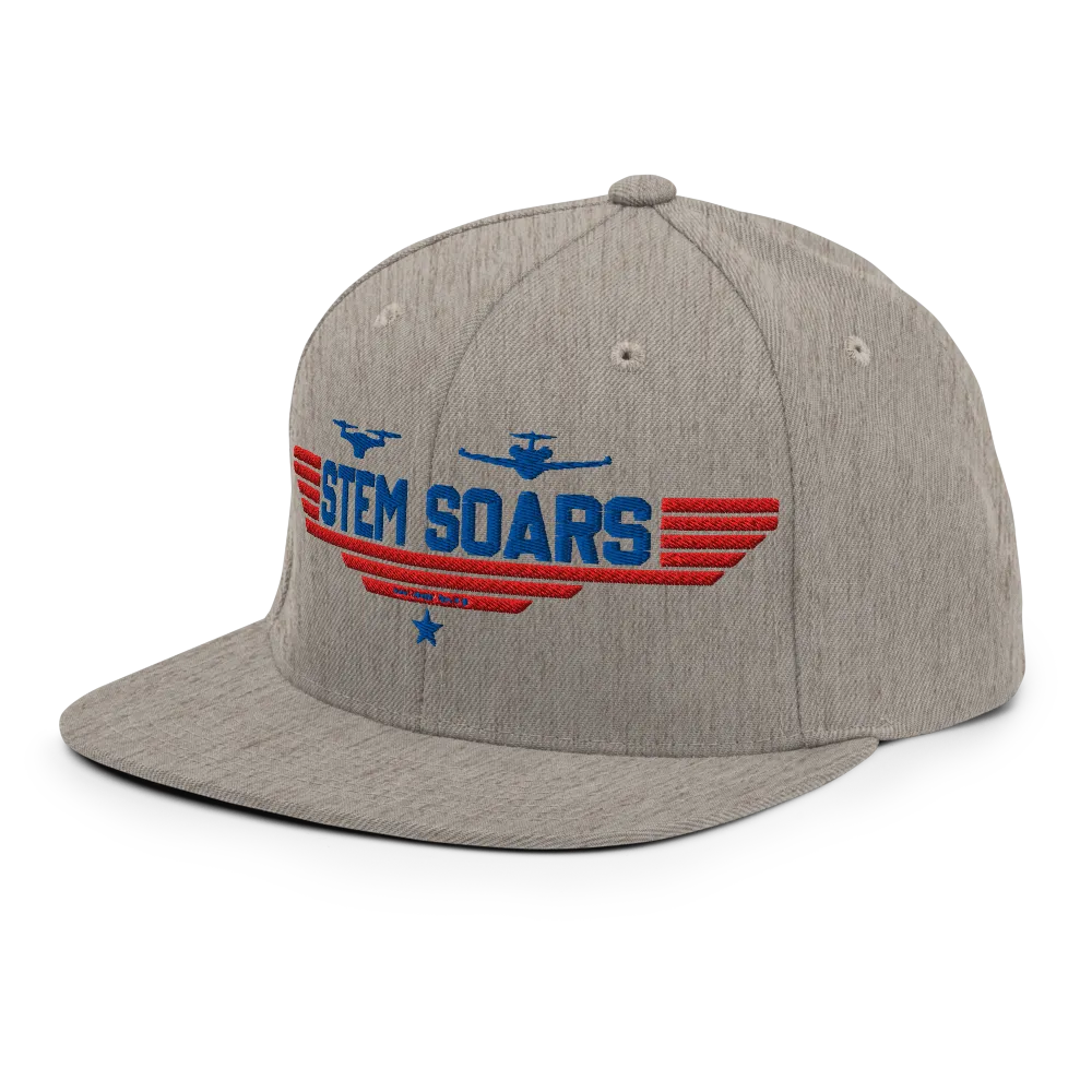 STEM Soars Snapback Cap | Drones2Jets Aviation thumbnail 3