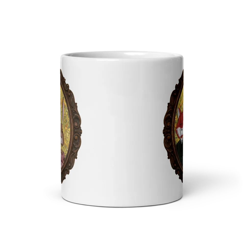 Fox and Rabbit Coffee Mug thumbnail 2