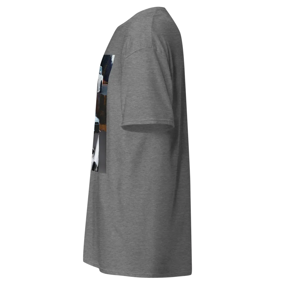 Modern Sports Car Graphic T-Shirt - Gildan 5000  thumbnail 3