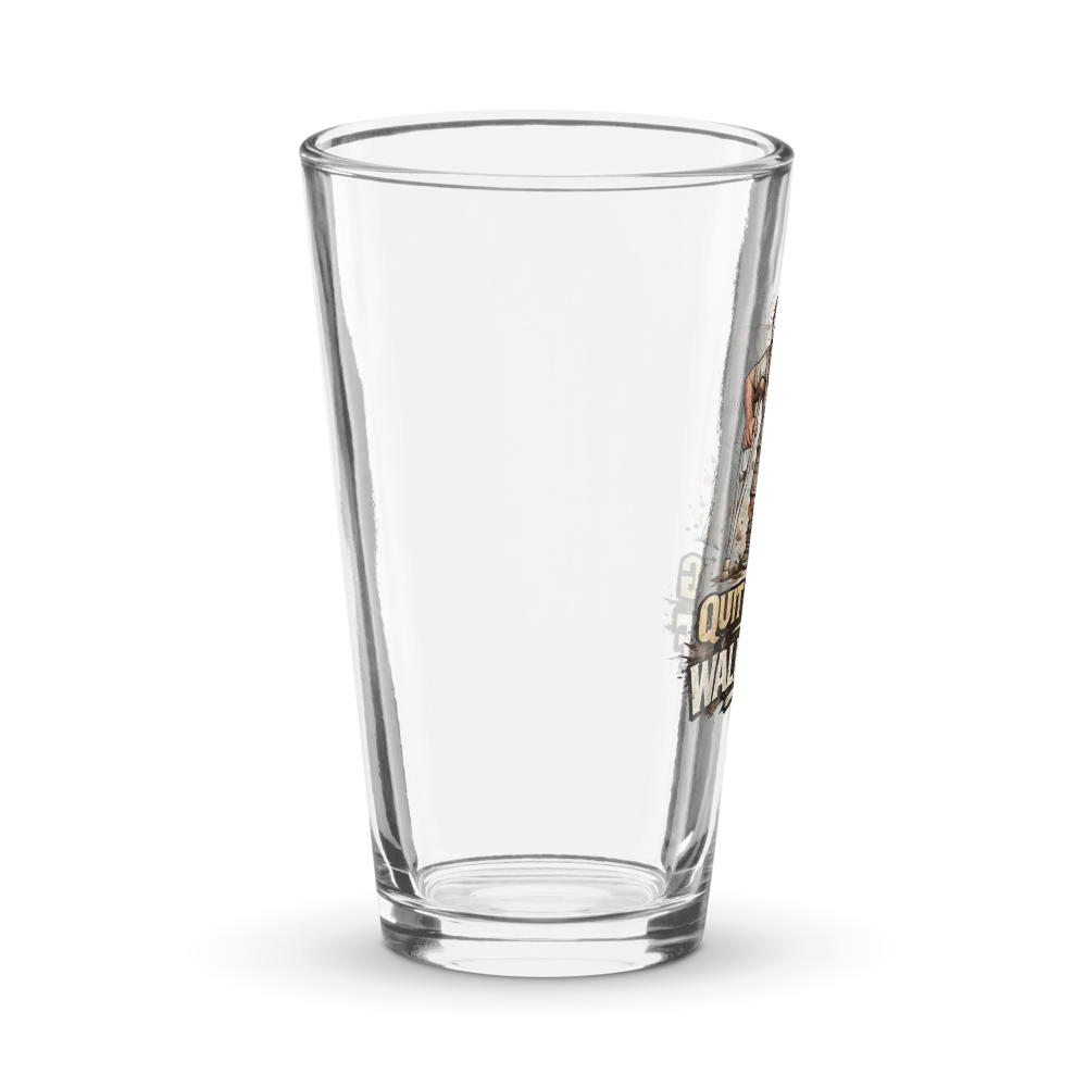 Walk It Off Shaker Pint Glass (16 oz) thumbnail 3
