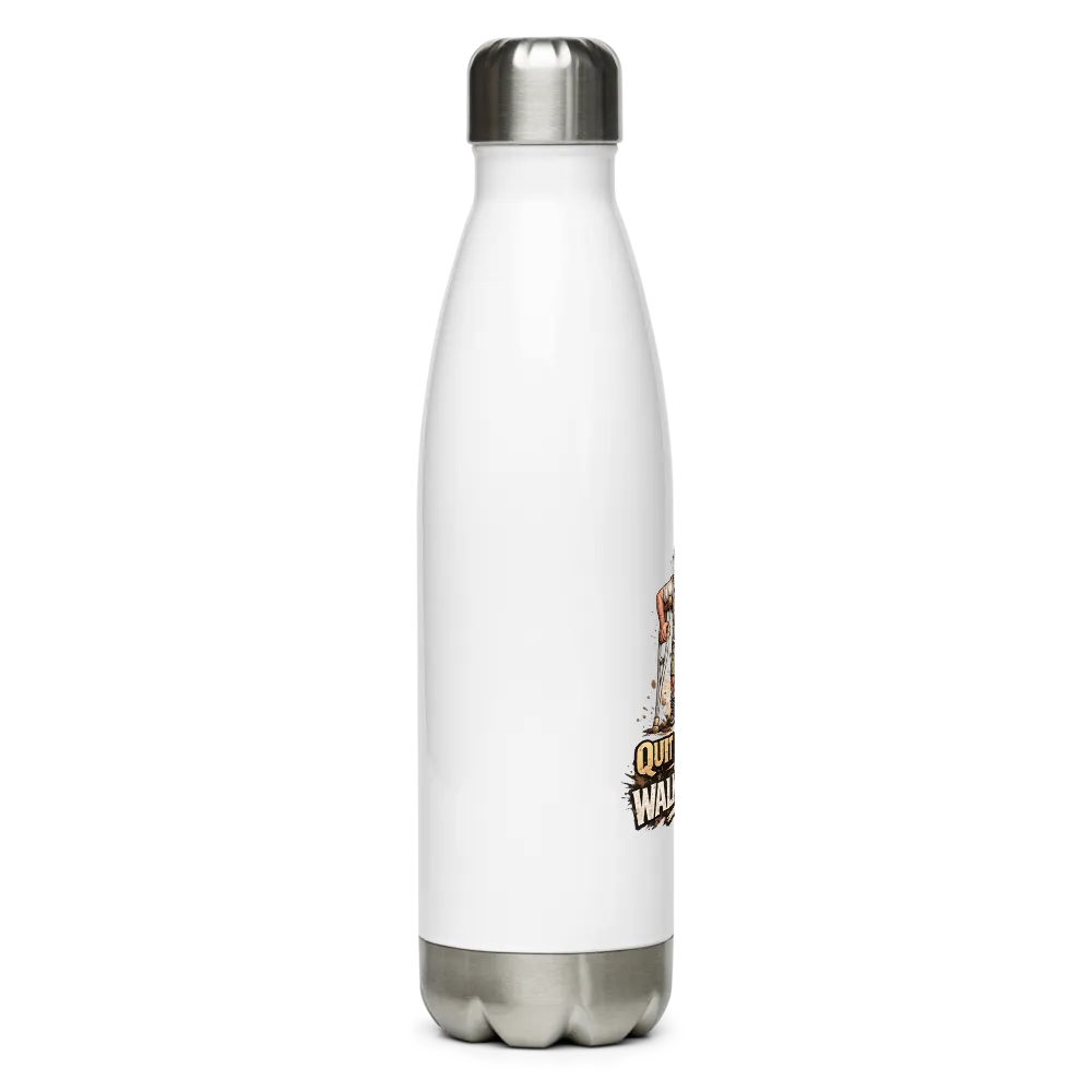 Walk It Off Stainless Steel Water Bottle thumbnail 2