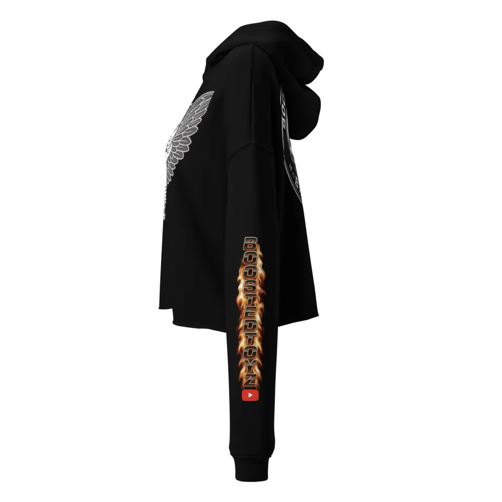 Boosted women’s cropped hoodie thumbnail 3