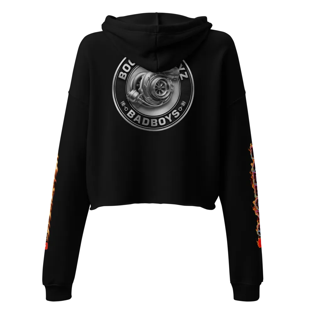 Boosted women’s cropped hoodie thumbnail 2