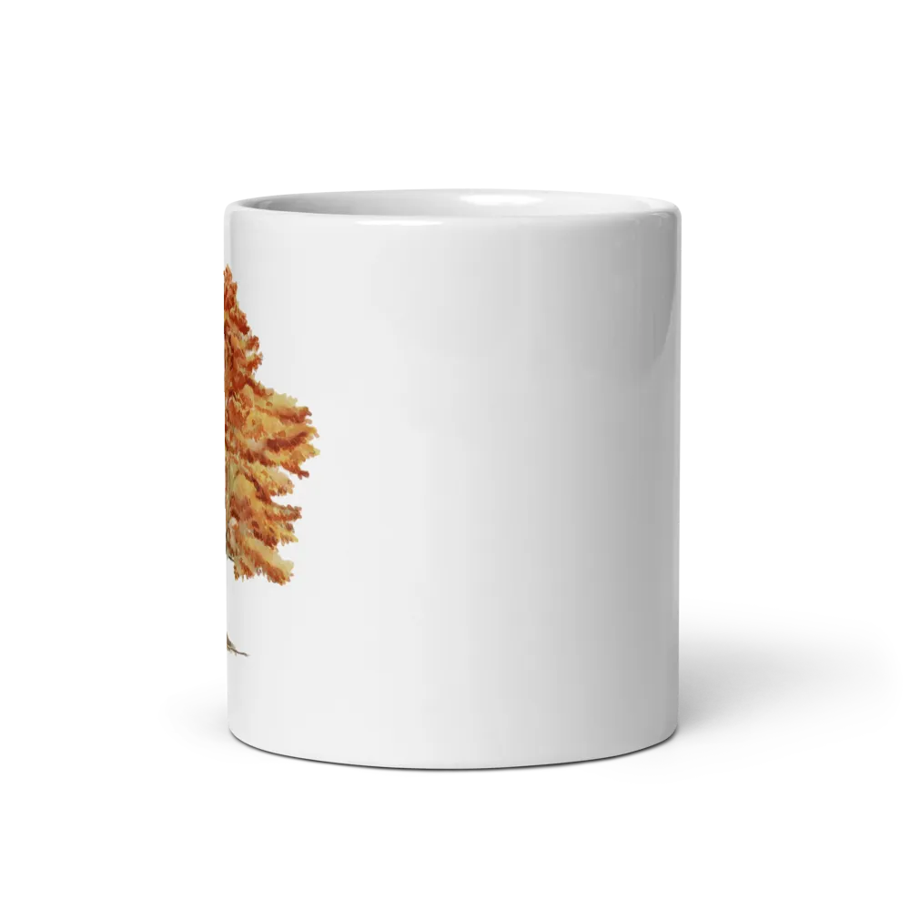 Fall Back: White Mug thumbnail 3
