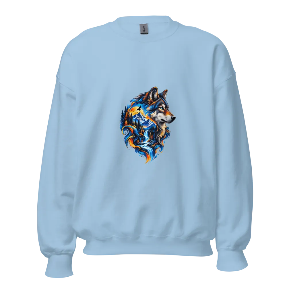 Mystic Wolf Forest Sweatshirt | Nature & Wildlife