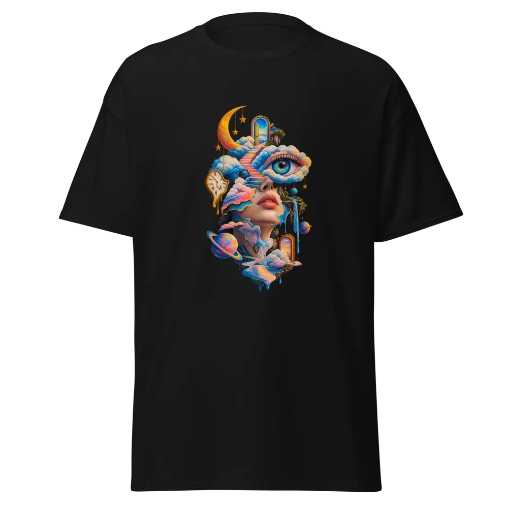 Trippy Surreal Art Face Graphic T-Shirt