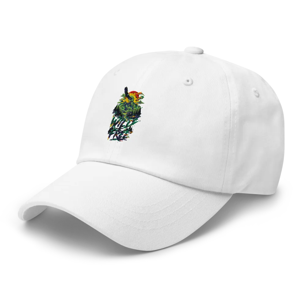 Colorful Forest Embroidered Dad Hat thumbnail 3