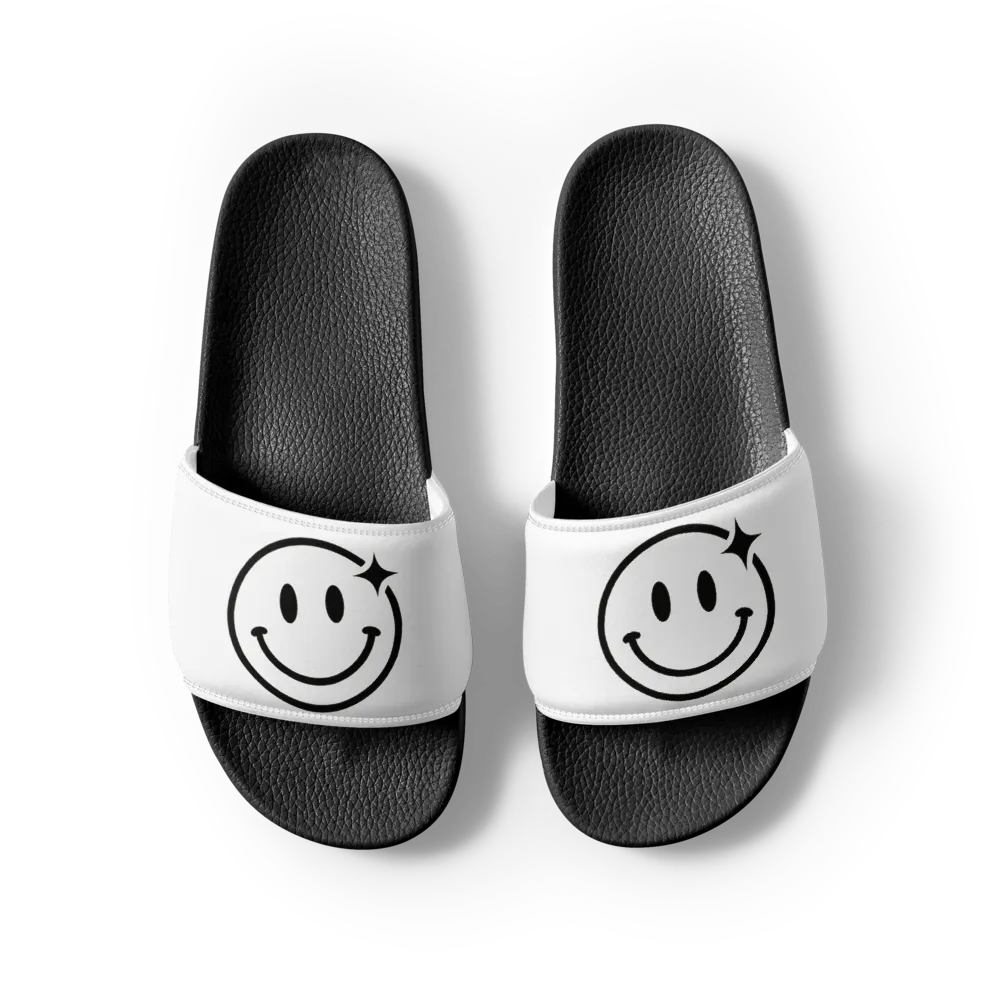 Men's Smile Design Sliders | Trendy Casual Sandals thumbnail 3