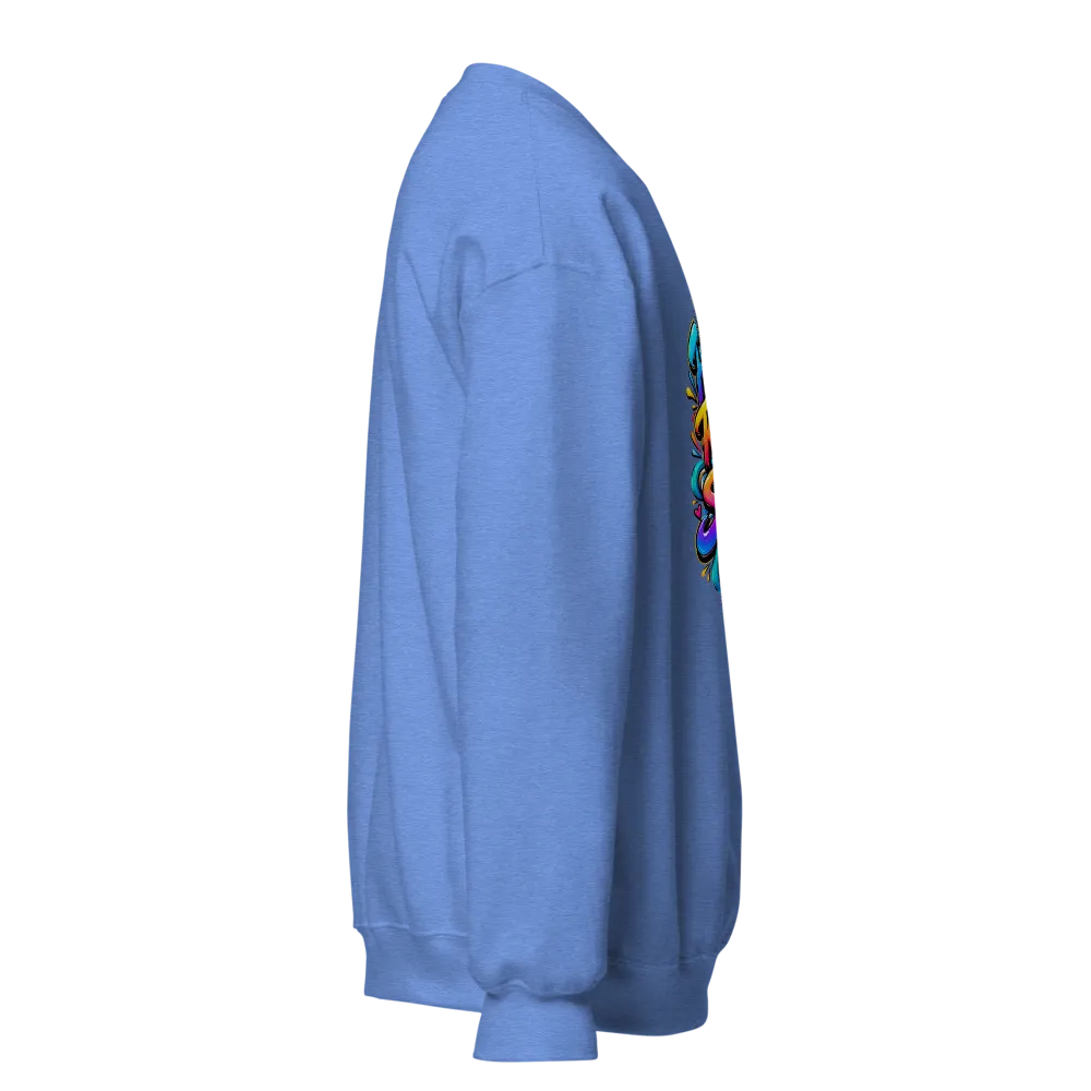 Find a Reason to Smile Blue Graphic Sweatshirt thumbnail 4