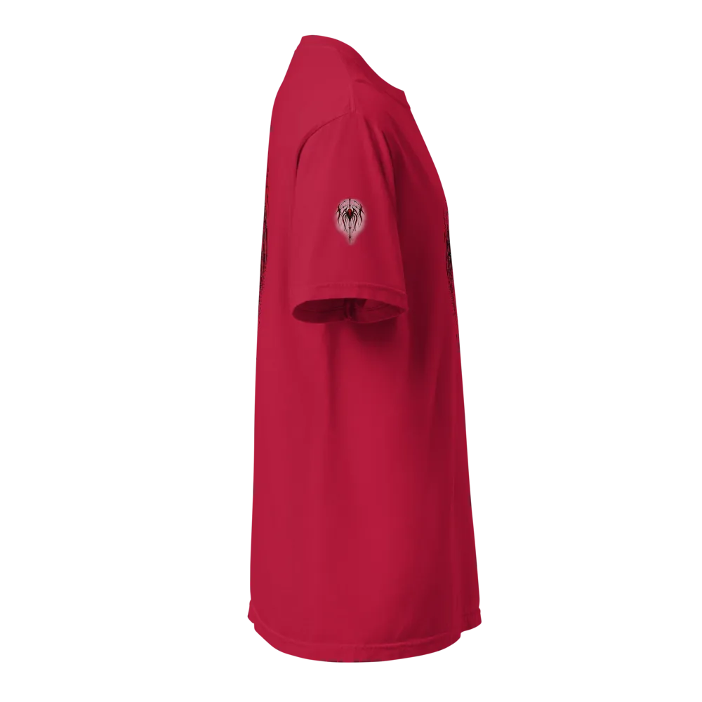 Gothic Red Spider T-Shirt | Comfort Colors Tee thumbnail 4