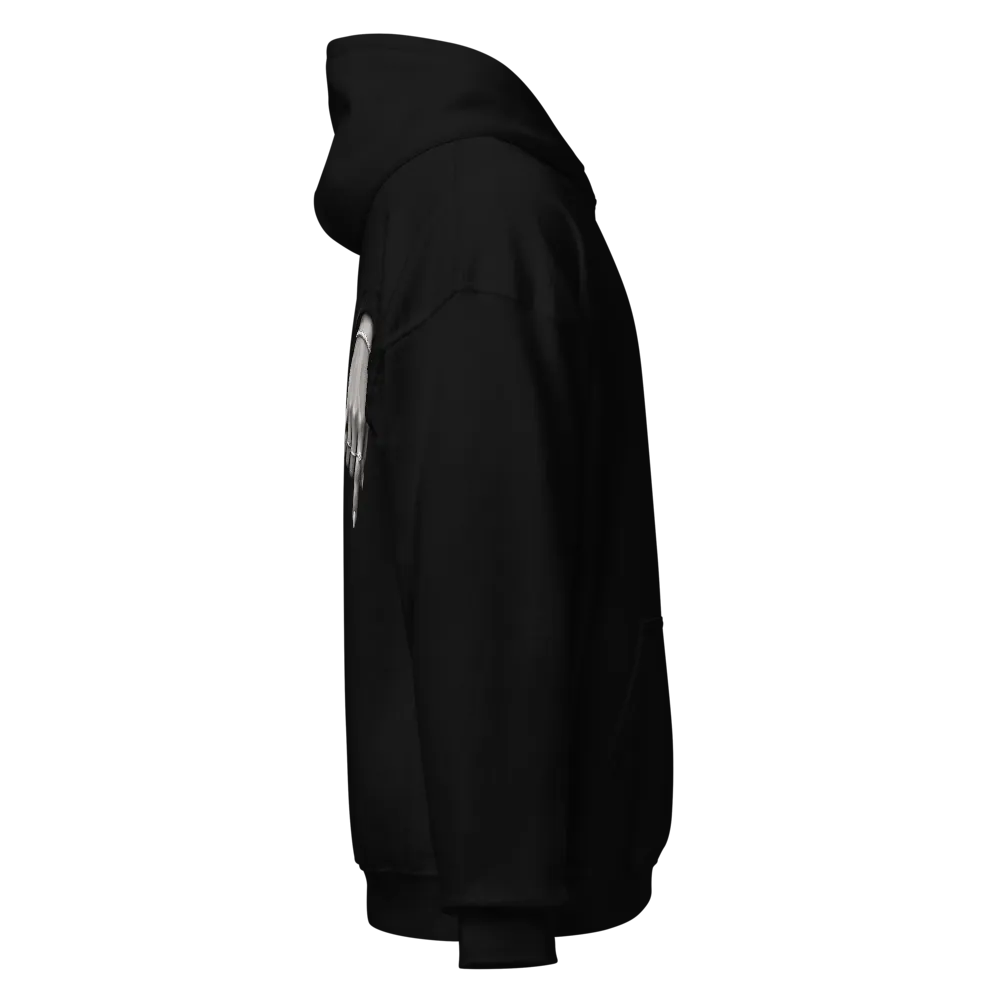 Pinky Promise Graphic Hoodie Black Streetwear thumbnail 4