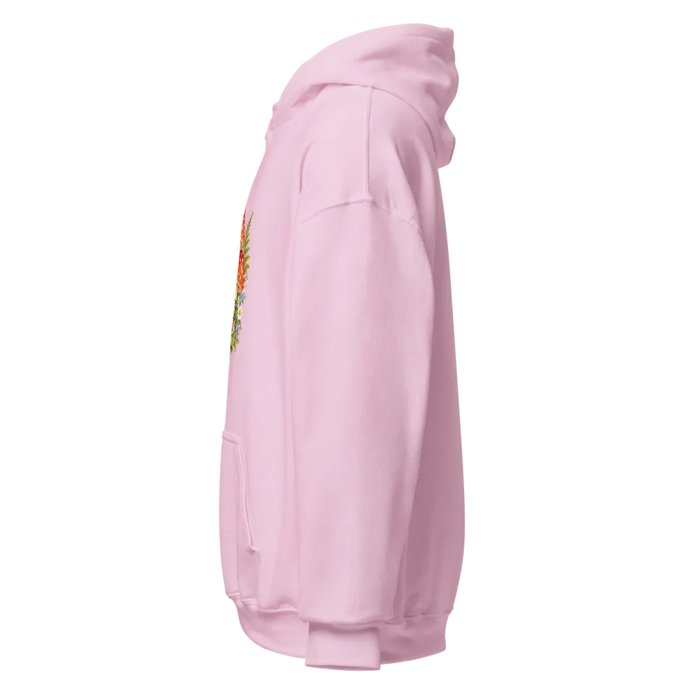 Pink Mushroom Hoodie Cute Cottagecore Sweatshirt! thumbnail 3